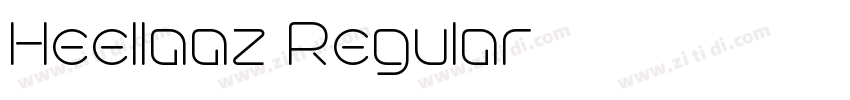 Heellaaz Regular字体转换